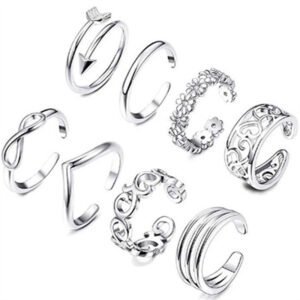 Rose Charm Toe Ring