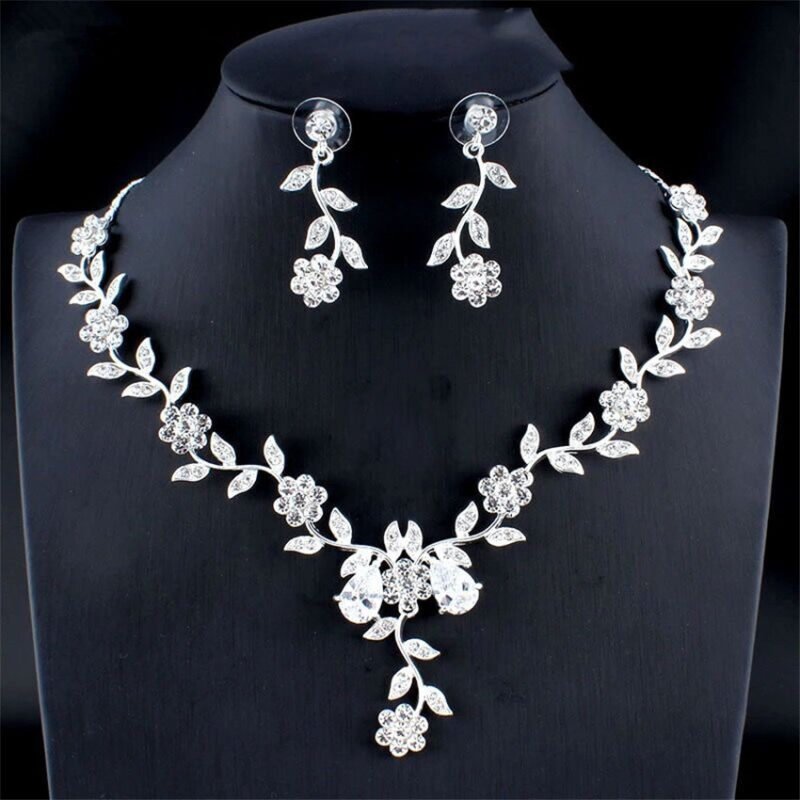 Golden Zircon Bridal Set - Image 7