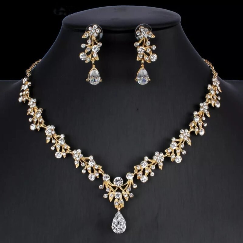Golden Zircon Bridal Set - Image 2