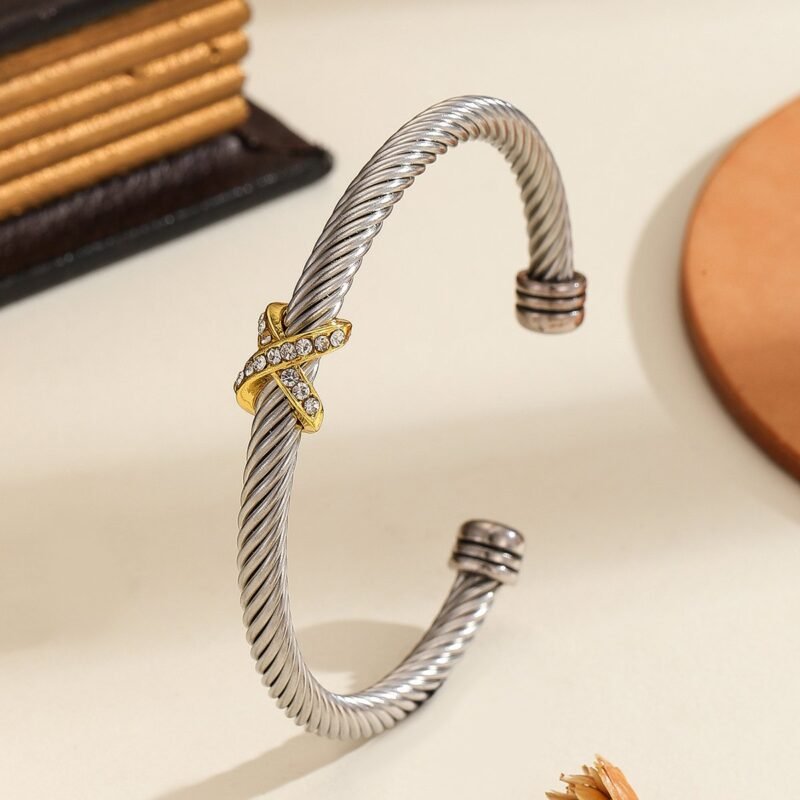 Personalized 8-Character Cross Bracelet - Image 4
