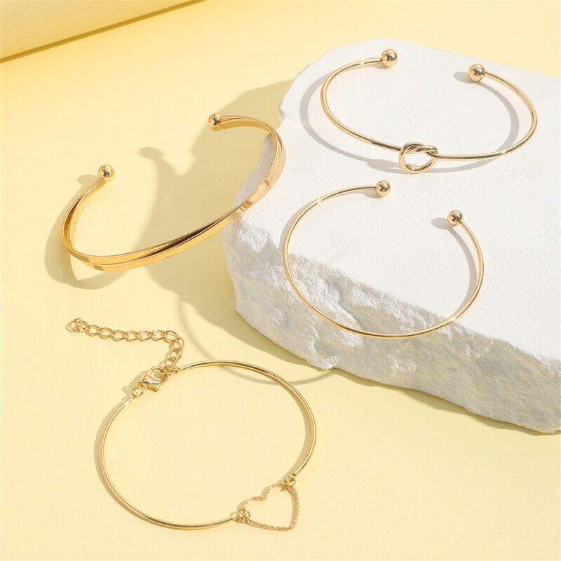 Crystal Heart Bangle - Image 2
