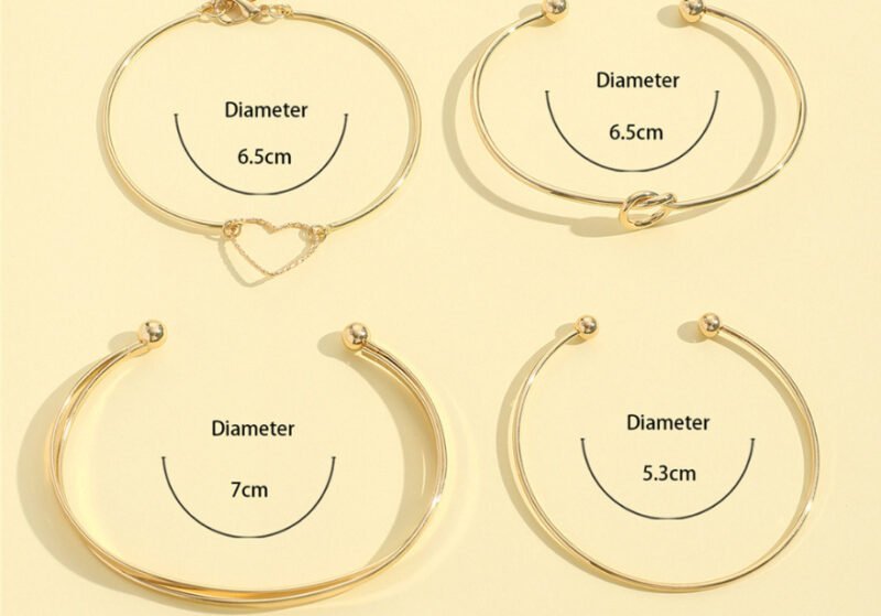 Crystal Heart Bangle - Image 6
