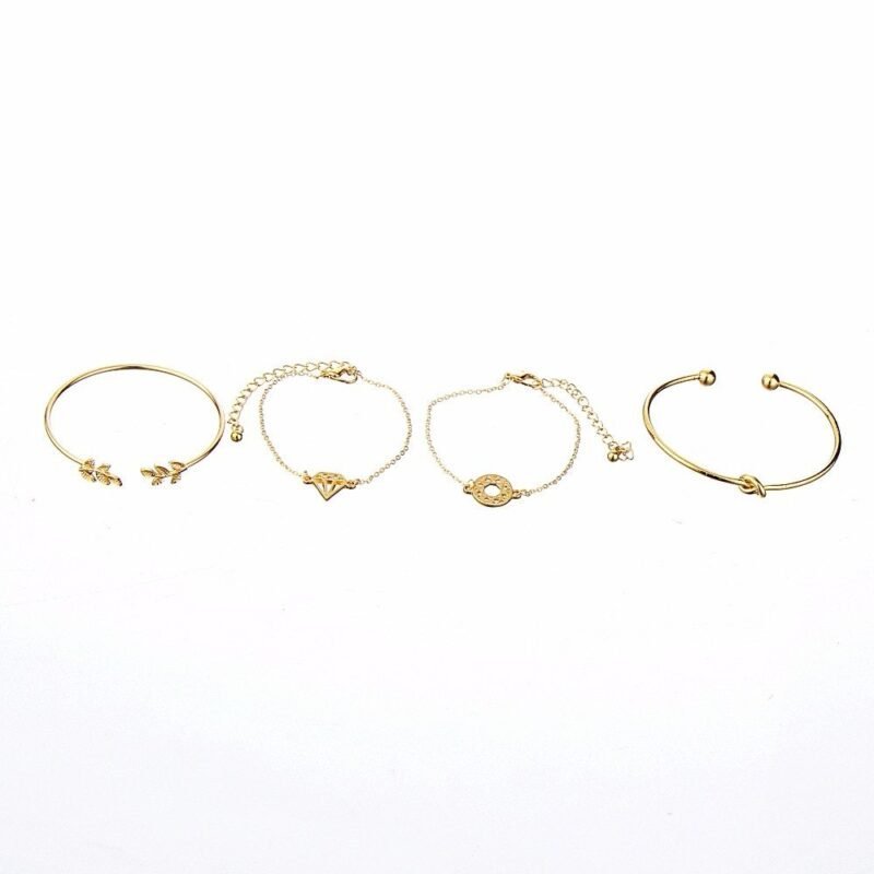 Boho Leaf Cuff Bracelet - Image 7