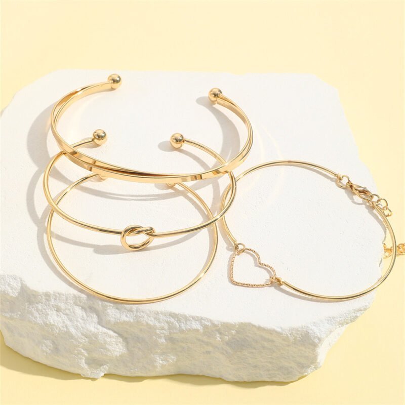 Crystal Heart Bangle - Image 5