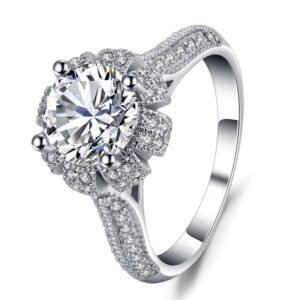 Micro Zircon Couple Rings