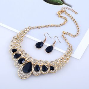 Metal Gem Jewelry Set