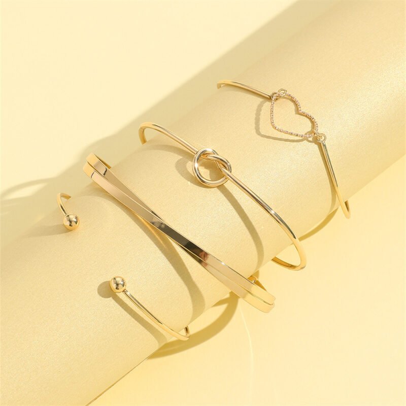 Crystal Heart Bangle - Image 3