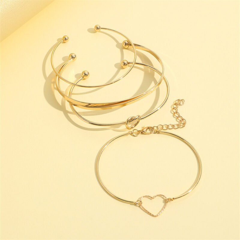 Crystal Heart Bangle - Image 4