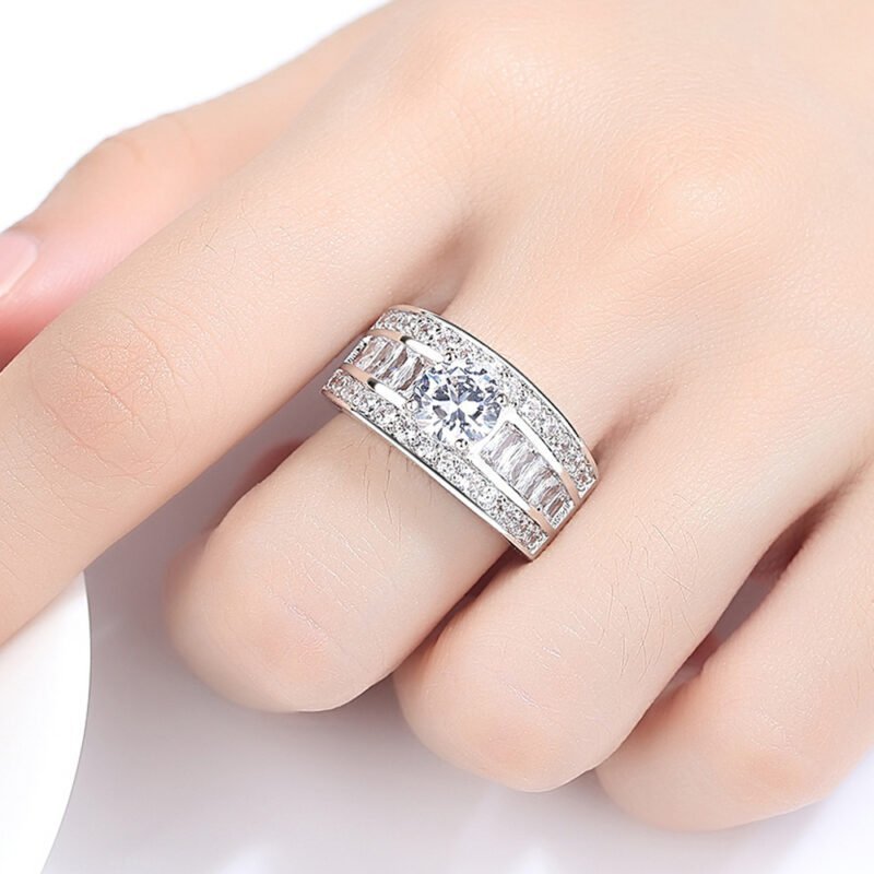 Heart Arrow Zircon Ring - Image 2