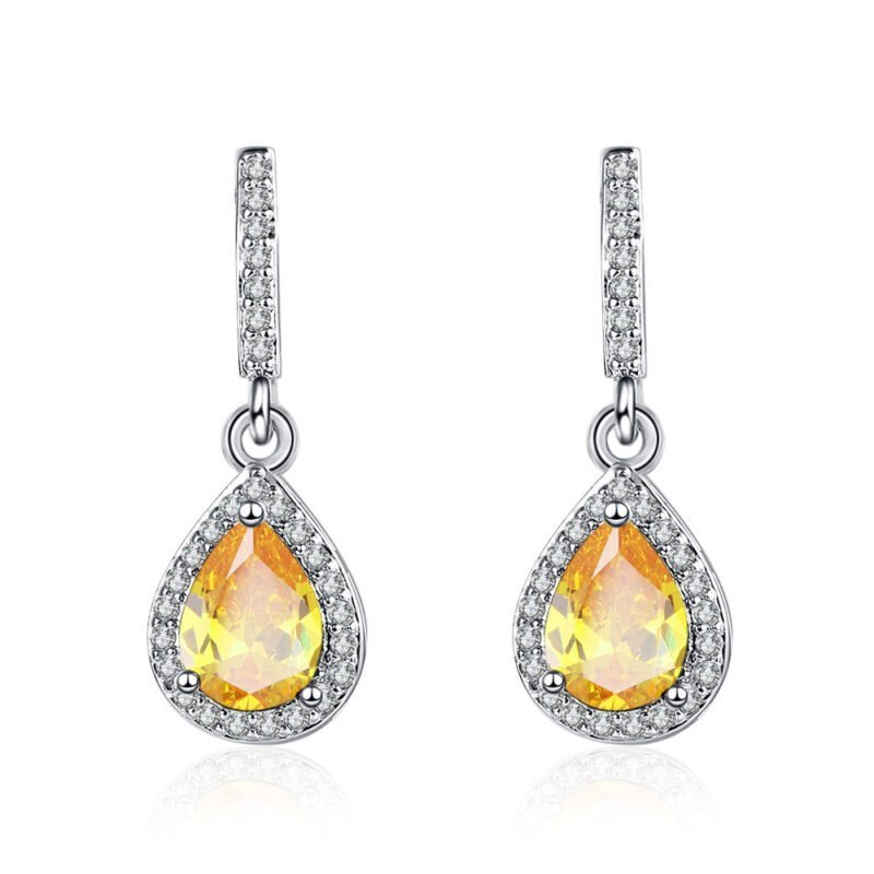 Drop Zircon Earrings - Image 5