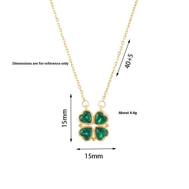Zircon Clavicle Necklace - Image 3