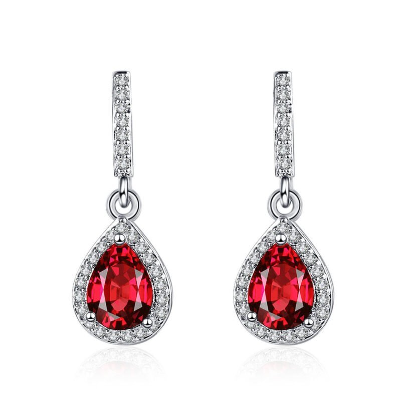 Drop Zircon Earrings - Image 8