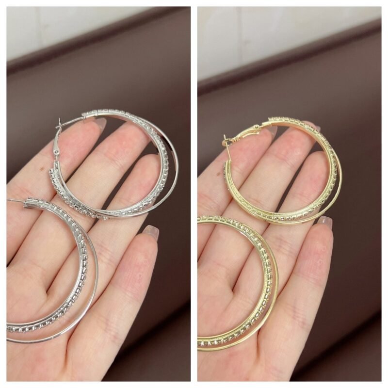 Diamond Bracelet & Earrings Set - Image 8