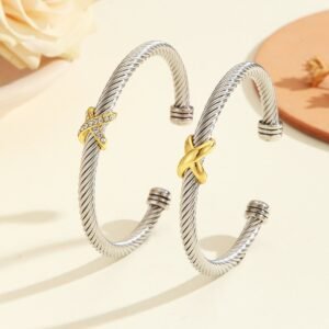 Personalized 8-Character Cross Bracelet