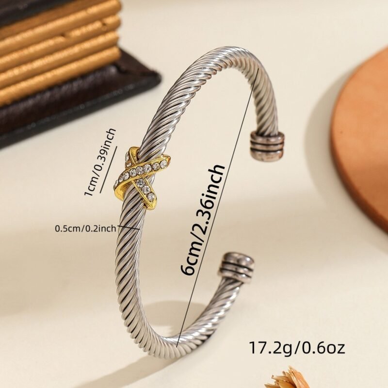Personalized 8-Character Cross Bracelet - Image 6