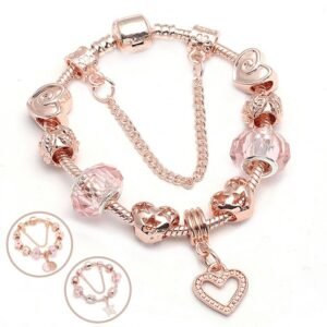 Geometric Rose Gold Bracelet